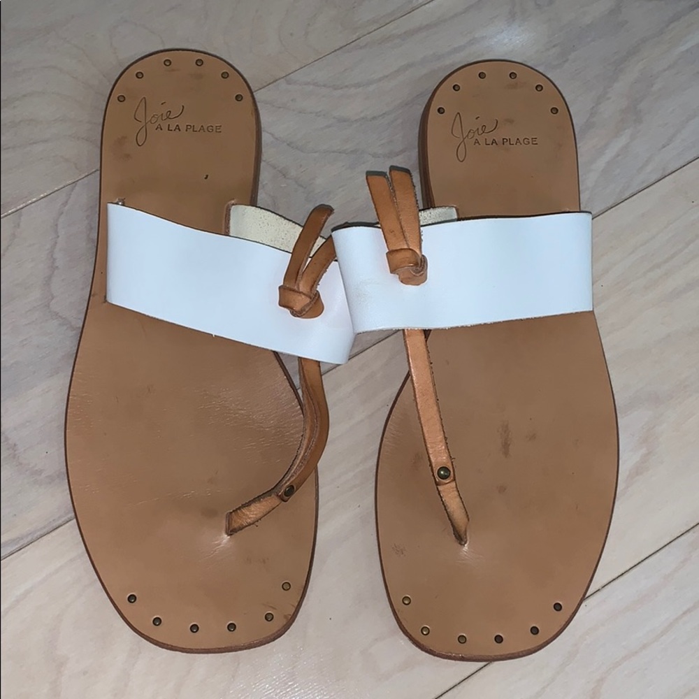 Joie a la plage Nice leather sandals